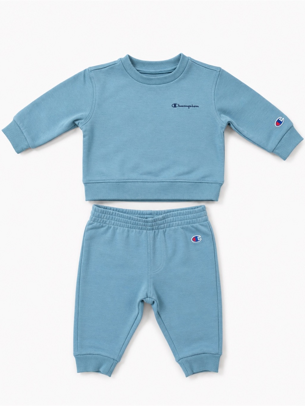 Champion Teal Crewneck and Sweatpants set